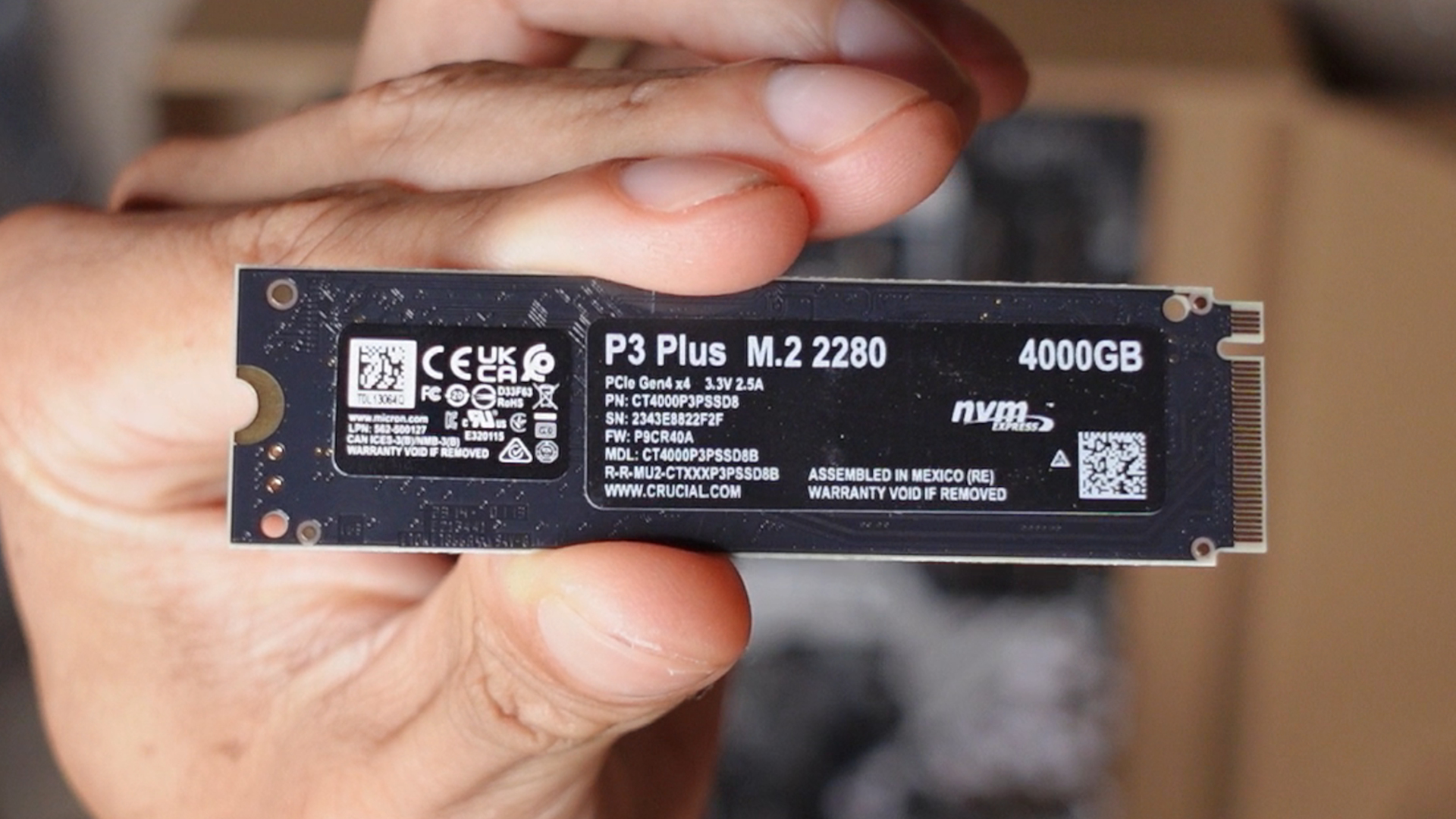Watch Crucial P3 Plus 4TB NVMe SSD Review on Amazon Live