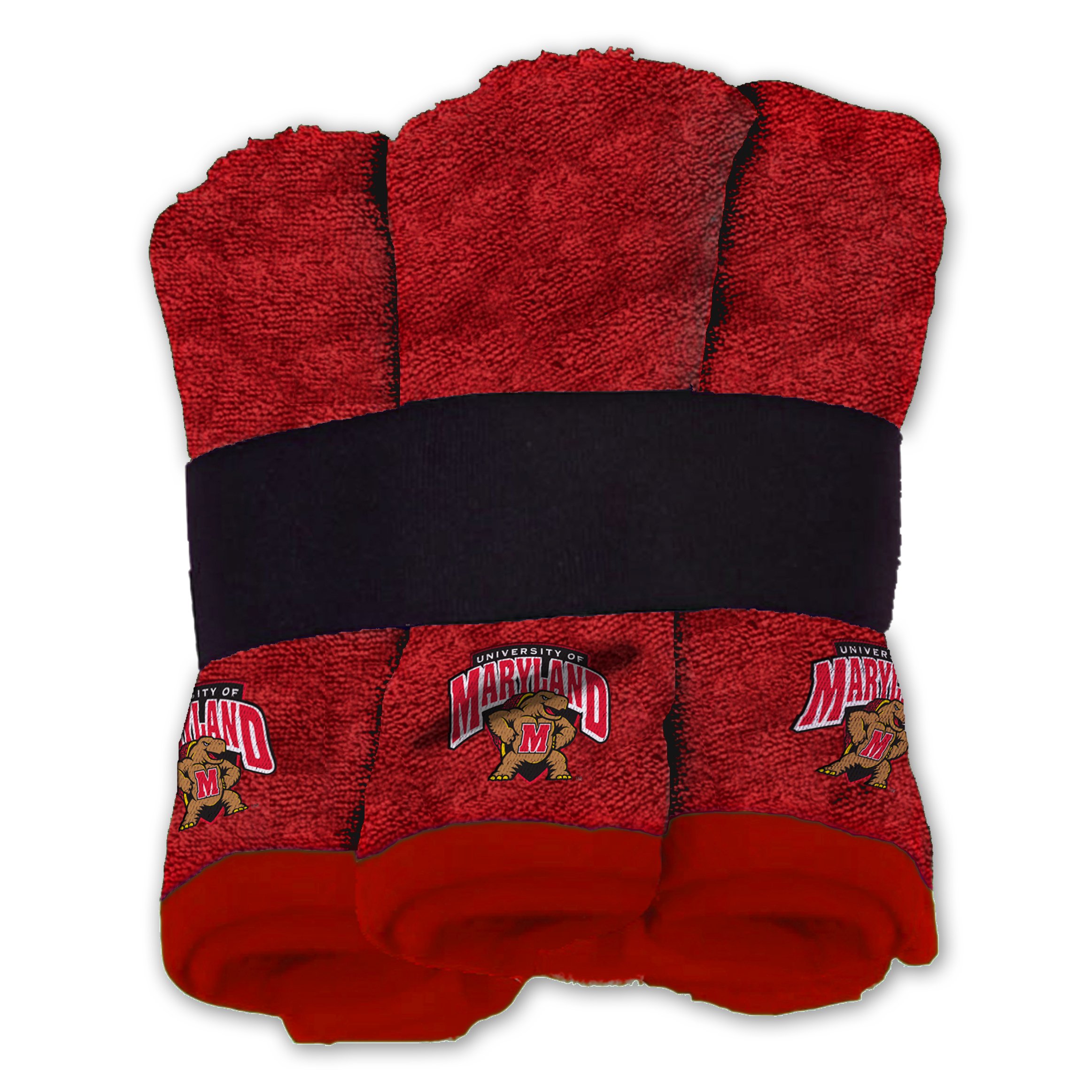 NCAA Maryland Terps Six Piece Wash Cloth Set