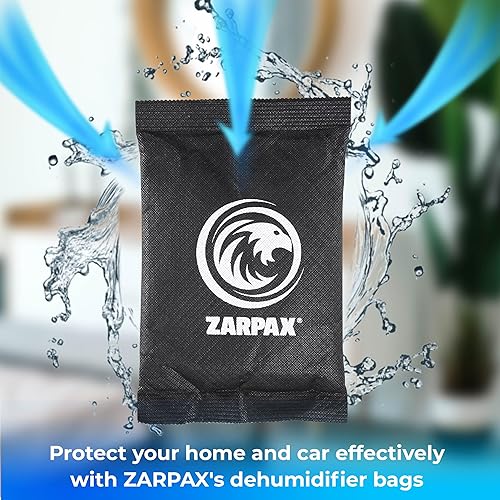 Miniatura 2 de Bolsas deshumidificadoras de 18 onzas  17.64 oz, paquete de 2  Bolsa absorbente de humedad recargable  Deshumidificador de coche, almacenamiento,