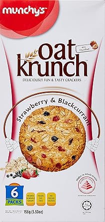 Munchy's Oat Krunch, Strawberry and Blackcuurant, 156g - image, photos