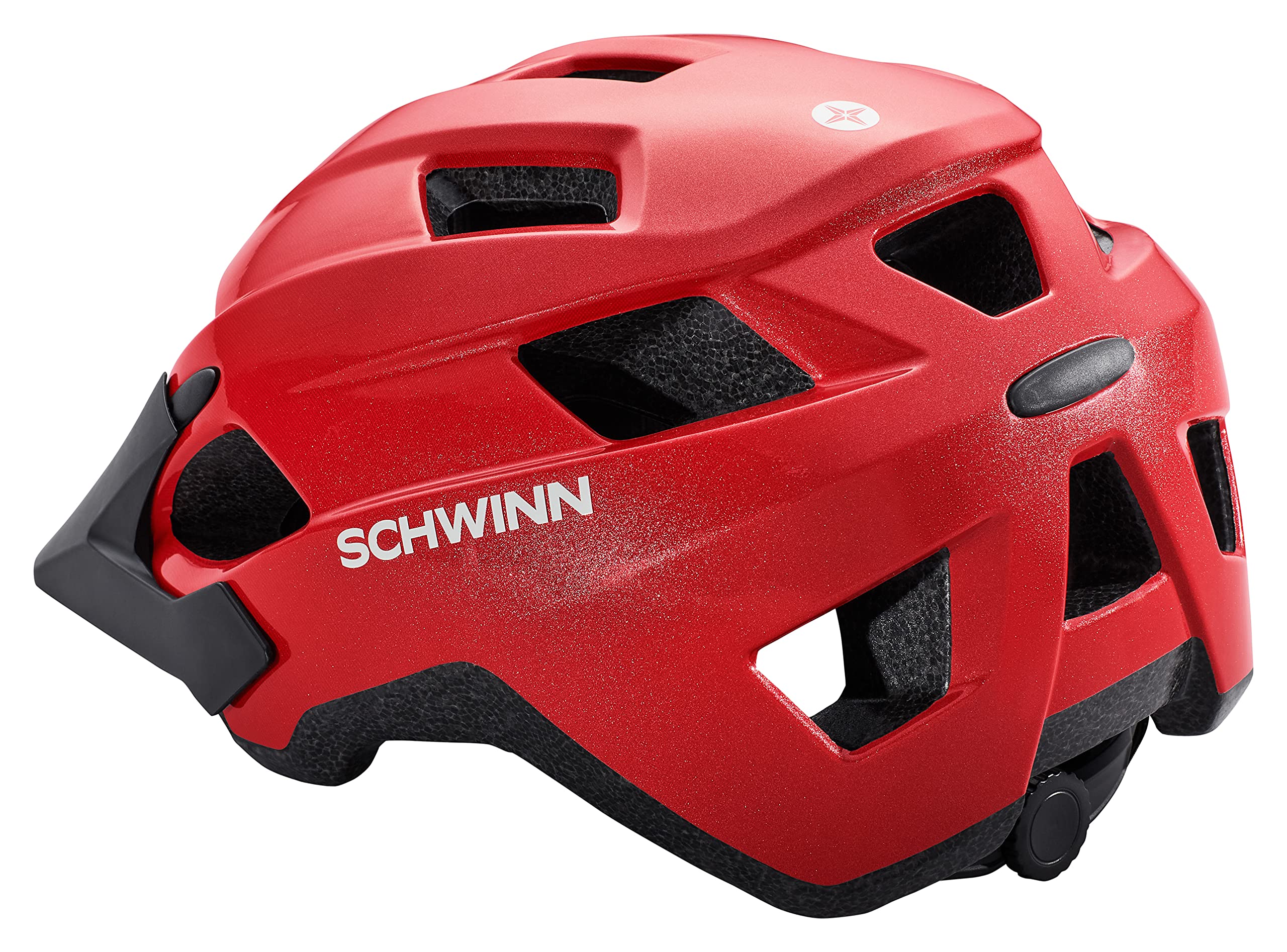 Schwinn Yahara ERT Casque de vélo pour enfant/adulte, tour de tête 54-58 cm, M, rouge
