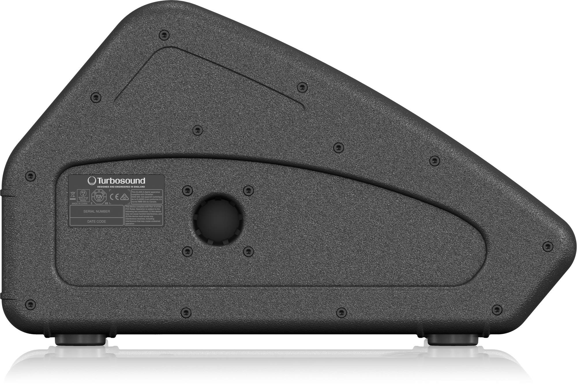 Turbosound FLASHLINE MONITORS TFX122M-AN Monitor de escenario coaxial de 1100 vatios, 2 vías y 12" con tecnología Klark Teknik DSP y ULTRANET