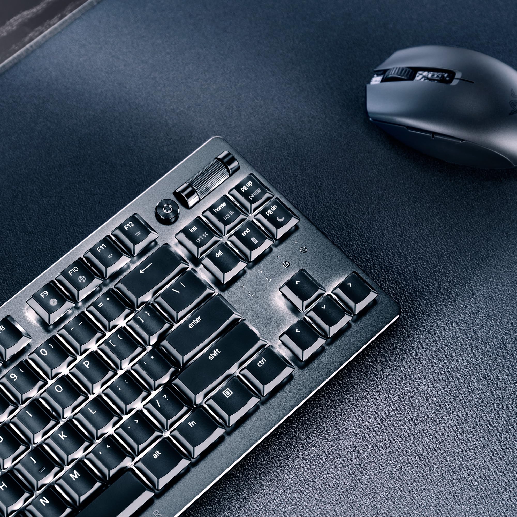 Razer DeathStalker V2 Pro Tenkeyless (Interruptor Rojo) - Teclado Óptico Inalámbrico para Juegos de Bajo Perfil (Interruptores Ópticos Lineales, HyperSpeed, Bluetooth 5.0) QWERTY Teclado ES | Negro