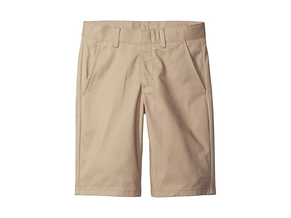 

Nautica Kids Flat Front Twill Shorts (Little Kids/Big Kids) (Khaki) Boy's Shorts