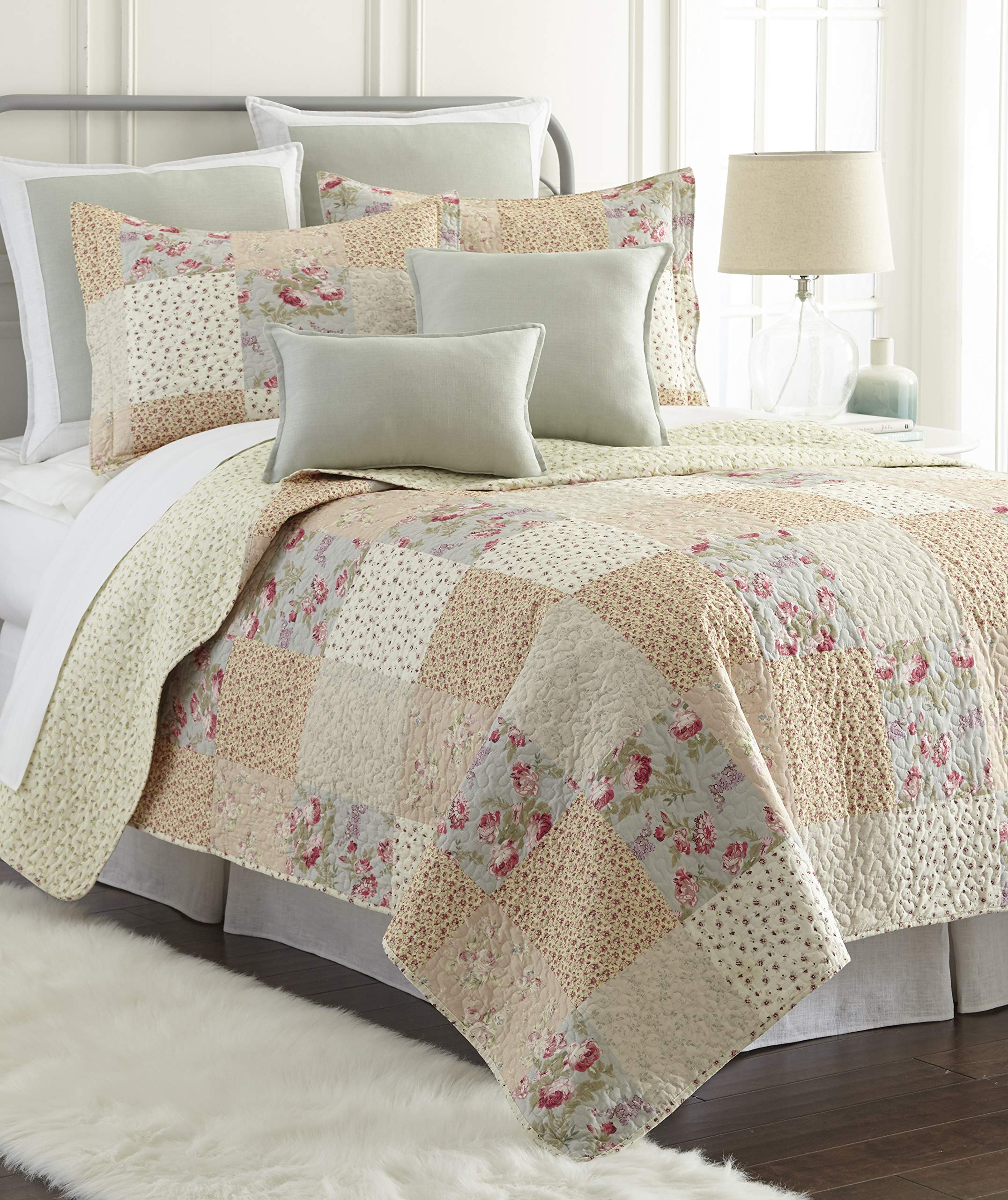 Sherry KlineRiverside Printed Cotton 3-piece Quilt Set (King)