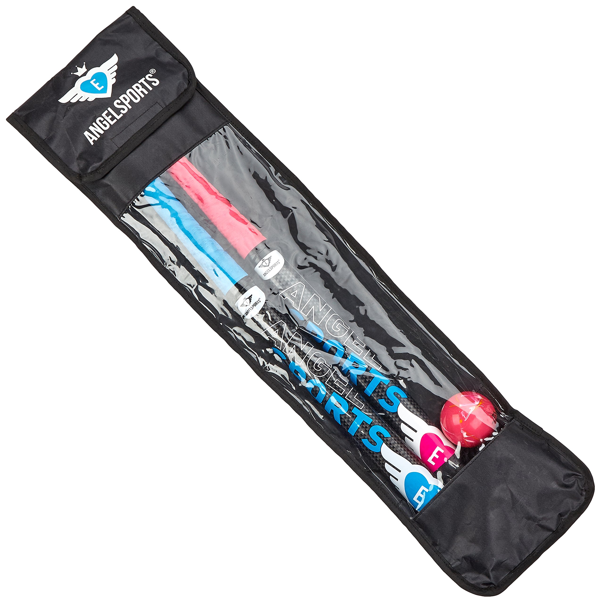 Angel Sport - Set da Hockey, 2 Mazze, Blu, 71 cm, 0713102