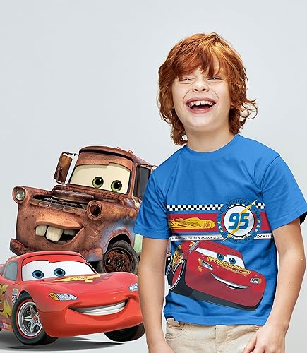 Miniatura 2 de Disney Cars - Lightning McQueen Boys Graphic T-Shirt (3 Pack)