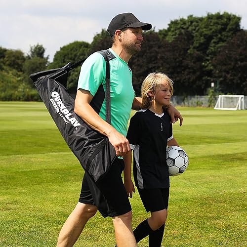 Miniatura 6 de QUICKPLAY Kickster - Gama de portería de fútbol ultra portátil, configuración rápida y fácil, incluye red de fútbol y bolsa de transporte,