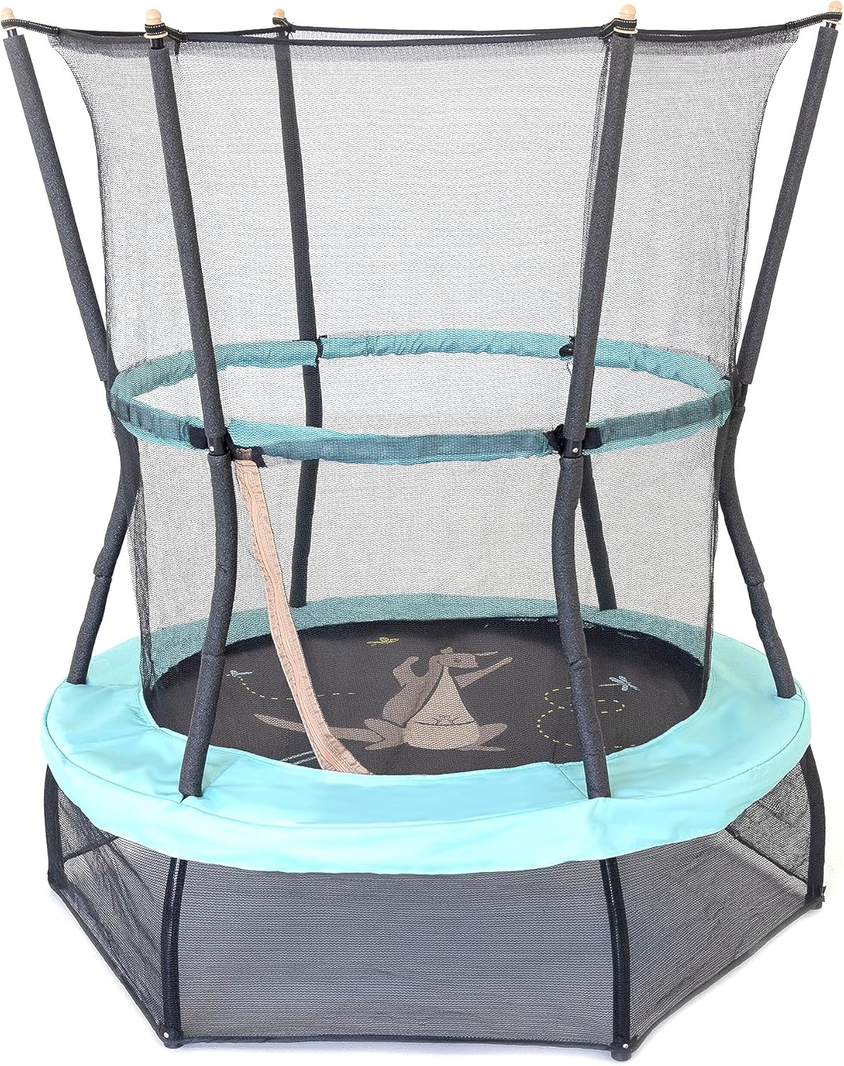 SKYWALKER TRAMPOLINES Hundred Acre Woods 48 and 60 Inch Mini Trampoline (Winnie The Pooh, Kanga, Eeyore)