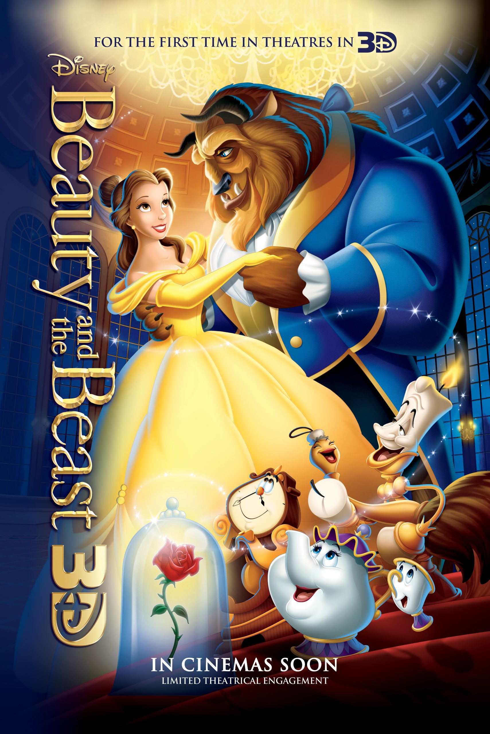 12X8 INCHES BEAUTY AND THE BEAST MOVIE FILM POSTER PRINT APPROX SIZE
