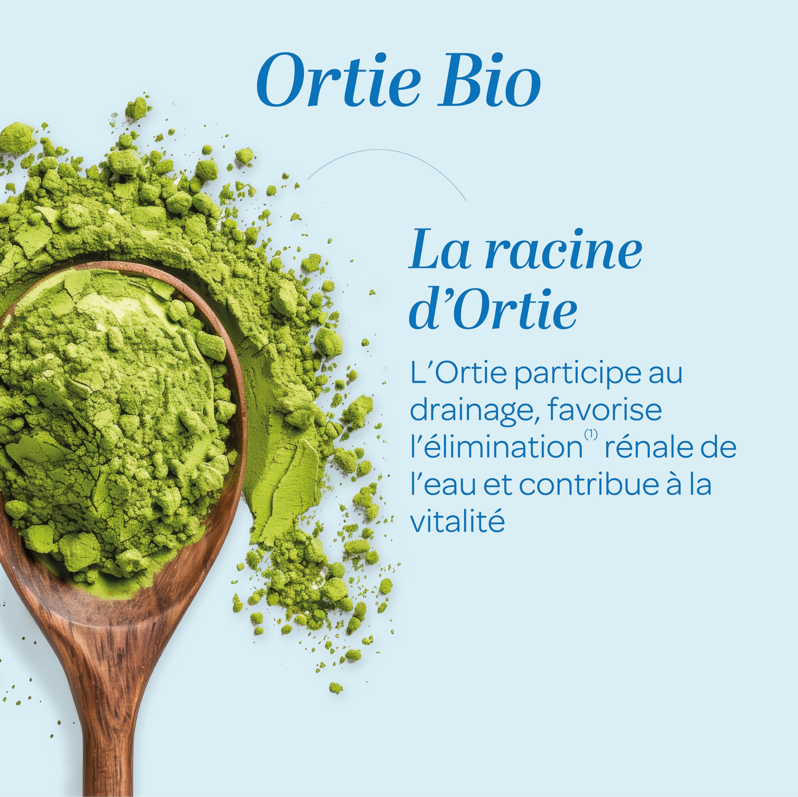 SUPERDIET - ORTIE BIO - Élimination- Sachet refermable - Conditionné en France - Poudre 200 g