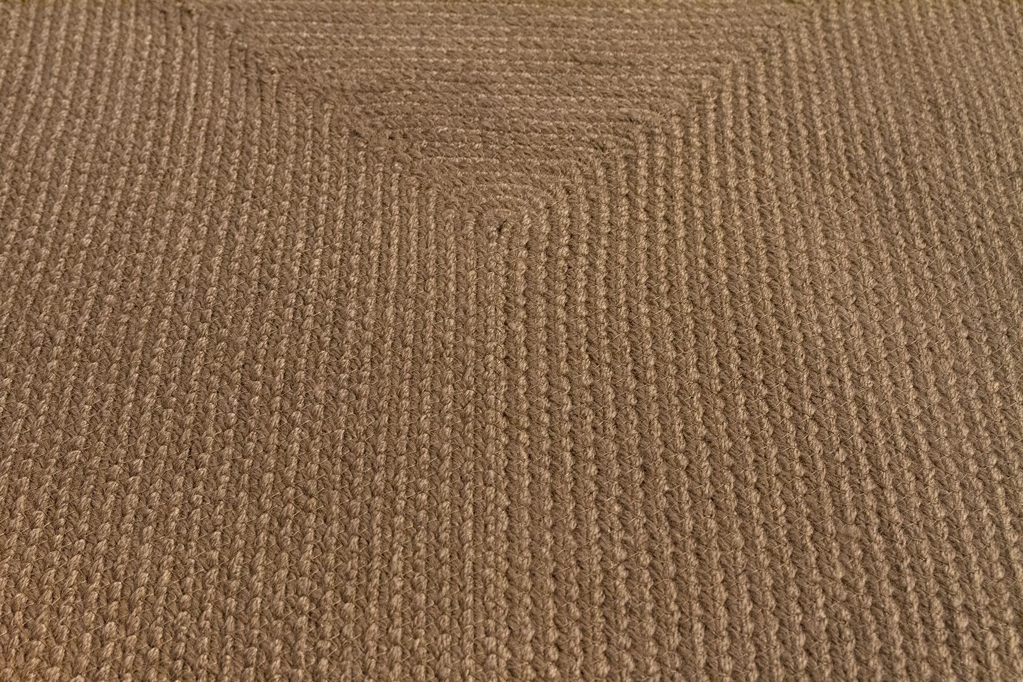 HAMID Alfombra Nansa Interior/Exterior Pet Reciclado – Lavable y Resistente al Agua – Ecológica y Sostenible – Ideal para Terraza, Jardín o Salón (110x60cm, Marrón)