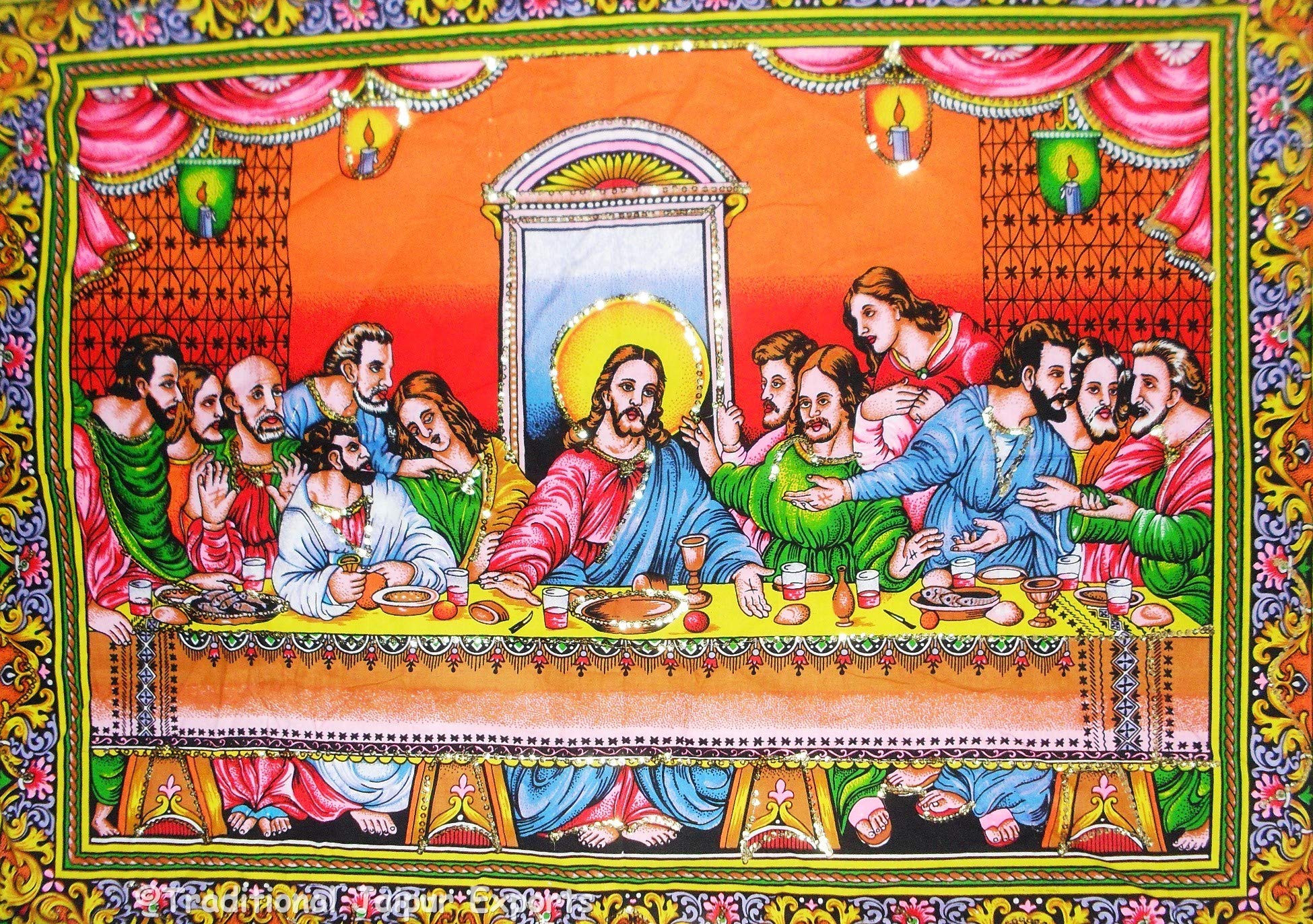 Amazon.com: INDACORIFY Last Supper The Final Meal Lord's Supper