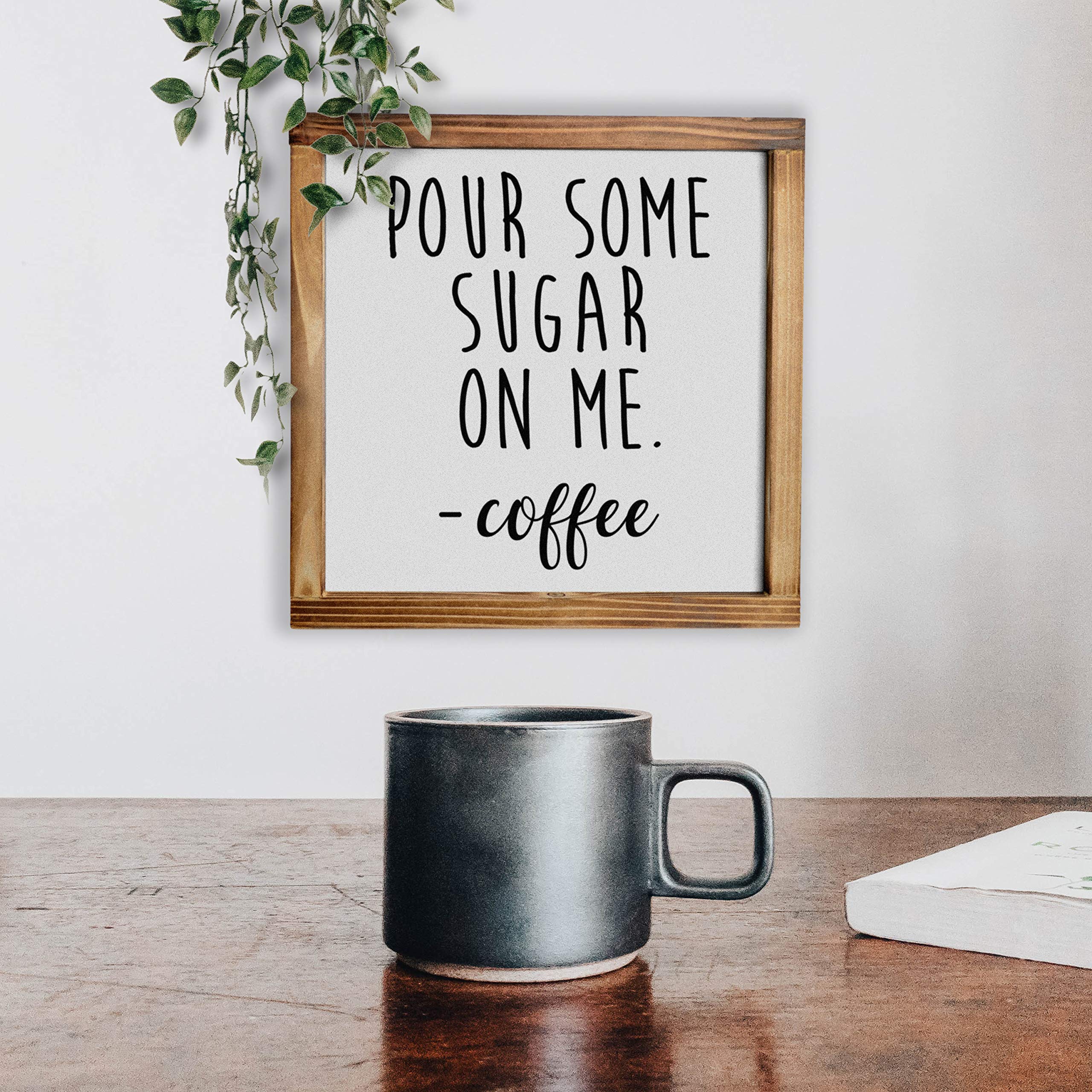 Pour Some Sugar on Me Coffee Sign Coffee Signs for Coffee Bar, Coffee Bar Sign, Coffee Station