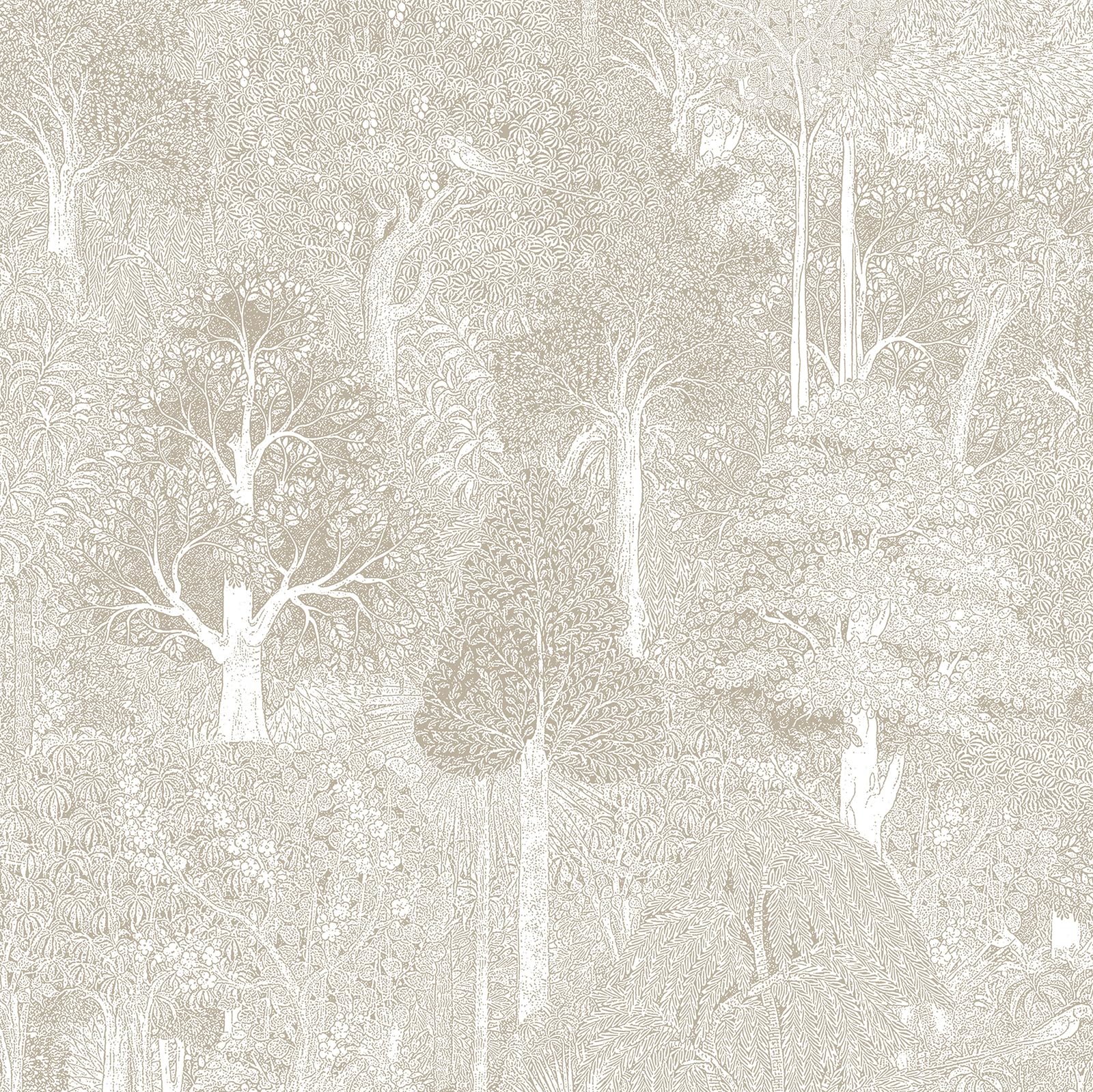 CiCiwind Self Adhesive Wallpaper Beige Floral Vinyl Wrap 44CM×10M Peel and Stick Wallpaper Waterproof Contact Paper Sticky Back Plastic Wall Furniture Stick on Wallpaper — image 1