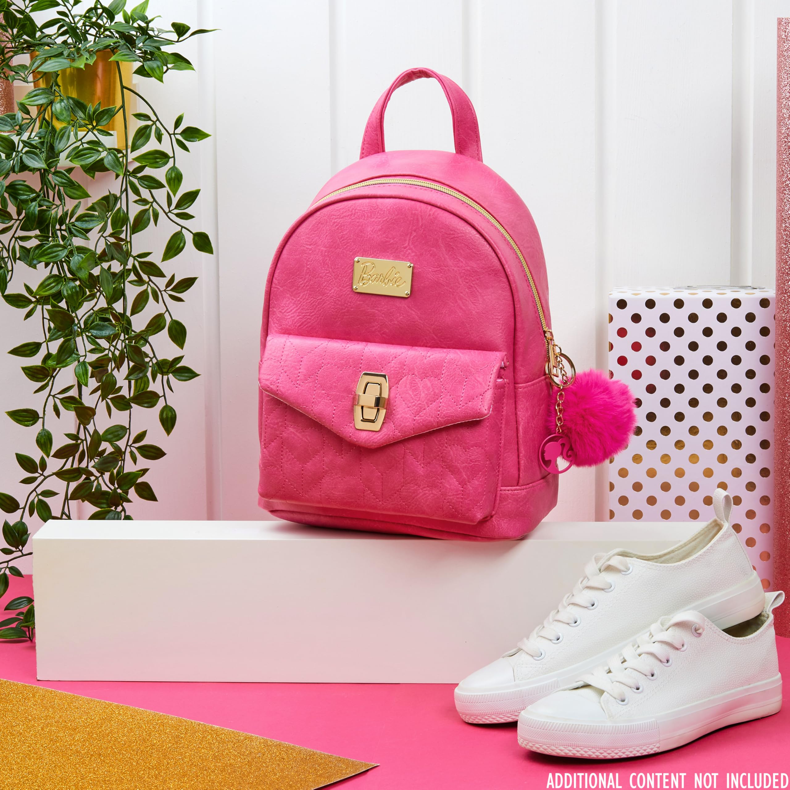 Barbie Sac à Dos Femme, Poches Internes et Compartiments Zippés - Cadeaux Elle