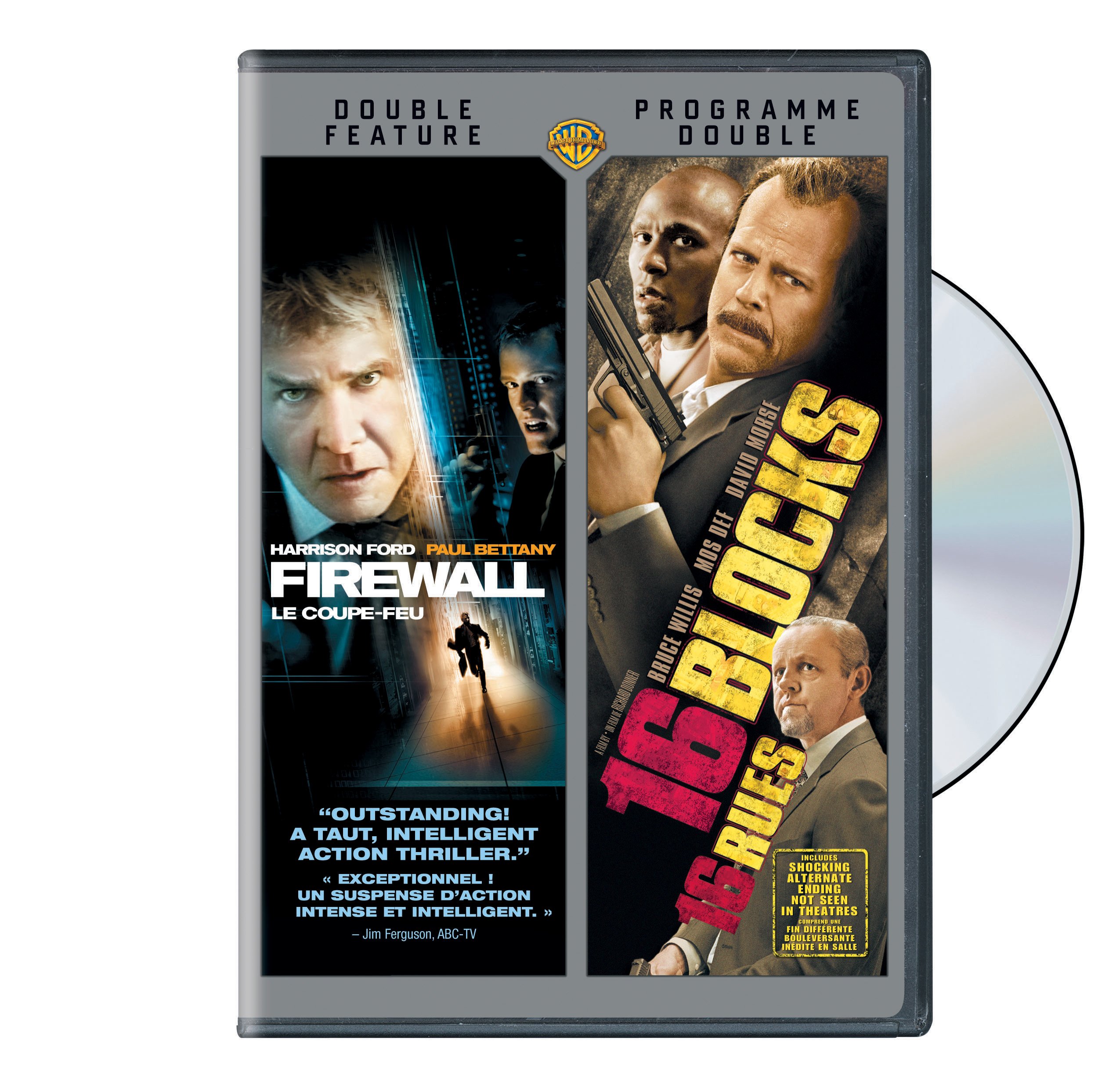 Firewall / 16 Blocks (Double Feature) // Le coupe-feu / 16 rues (Programme double) (Bilingual) [DVD]