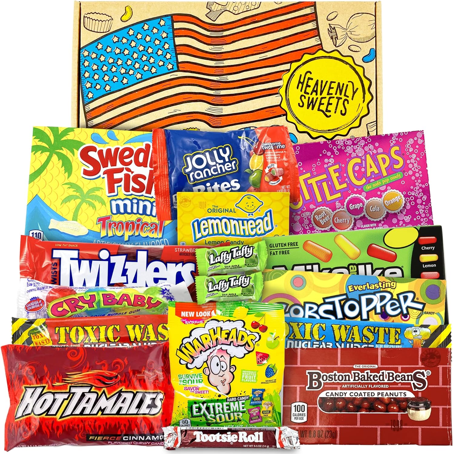 American Candy Gift Box Set USA Vegetarian Candy Gift Hamper