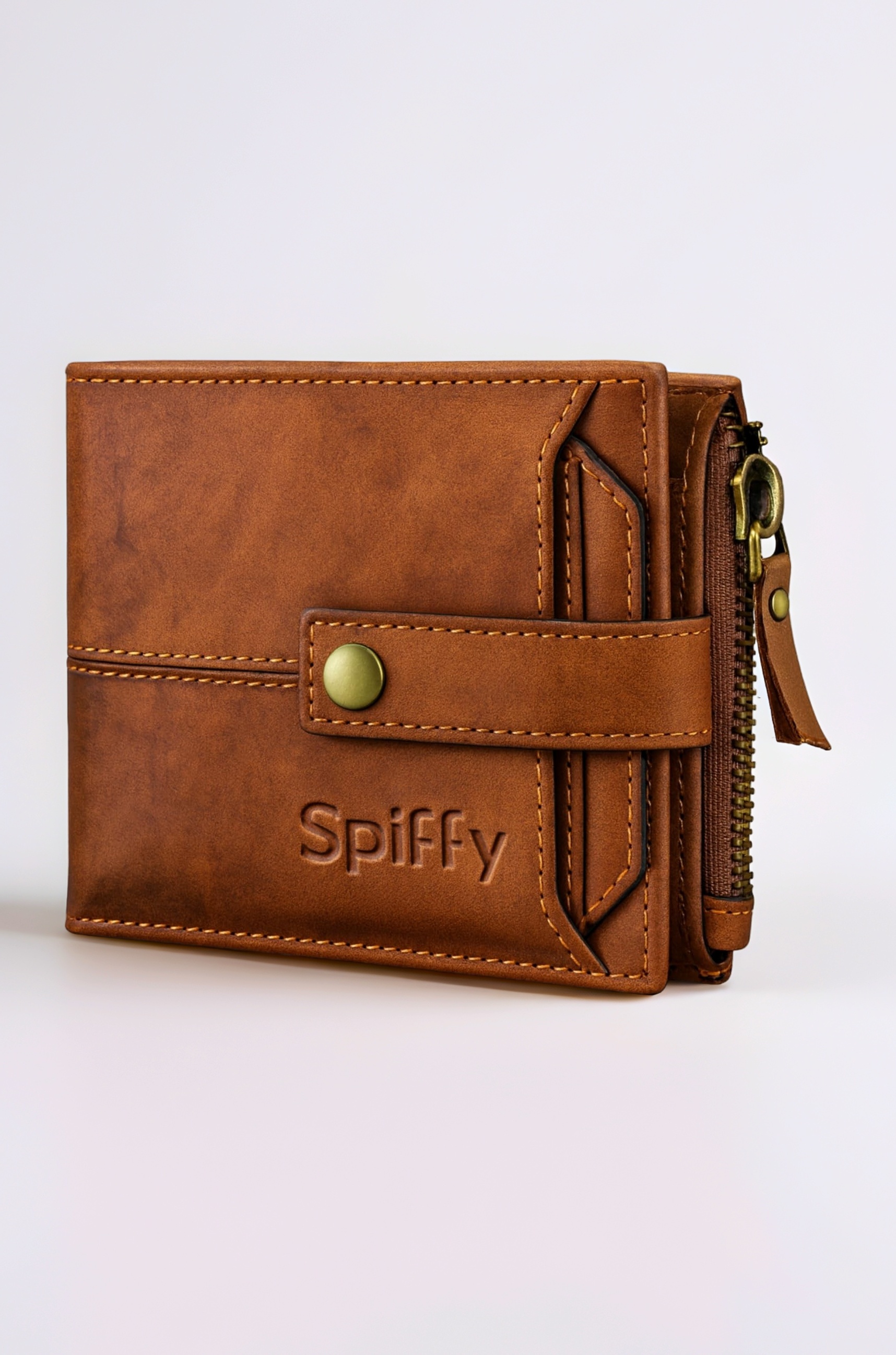 Brown Genuine Leather Wallet for Men | RFID Men Wallet, Slim Bifold Card Holder Wallet for Man with 12 Card Slots