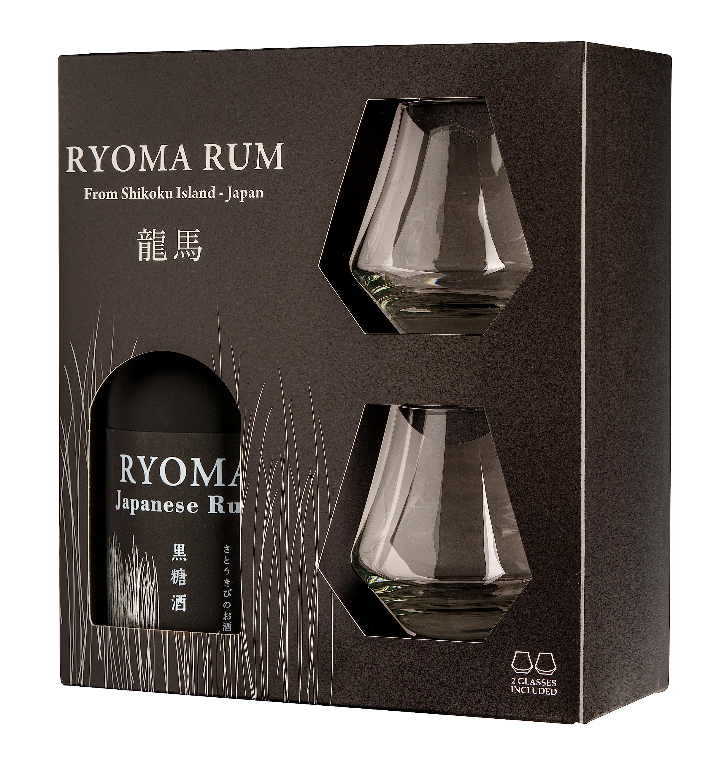 RYOMA Rum Special Pack + 2 bicchieri logati