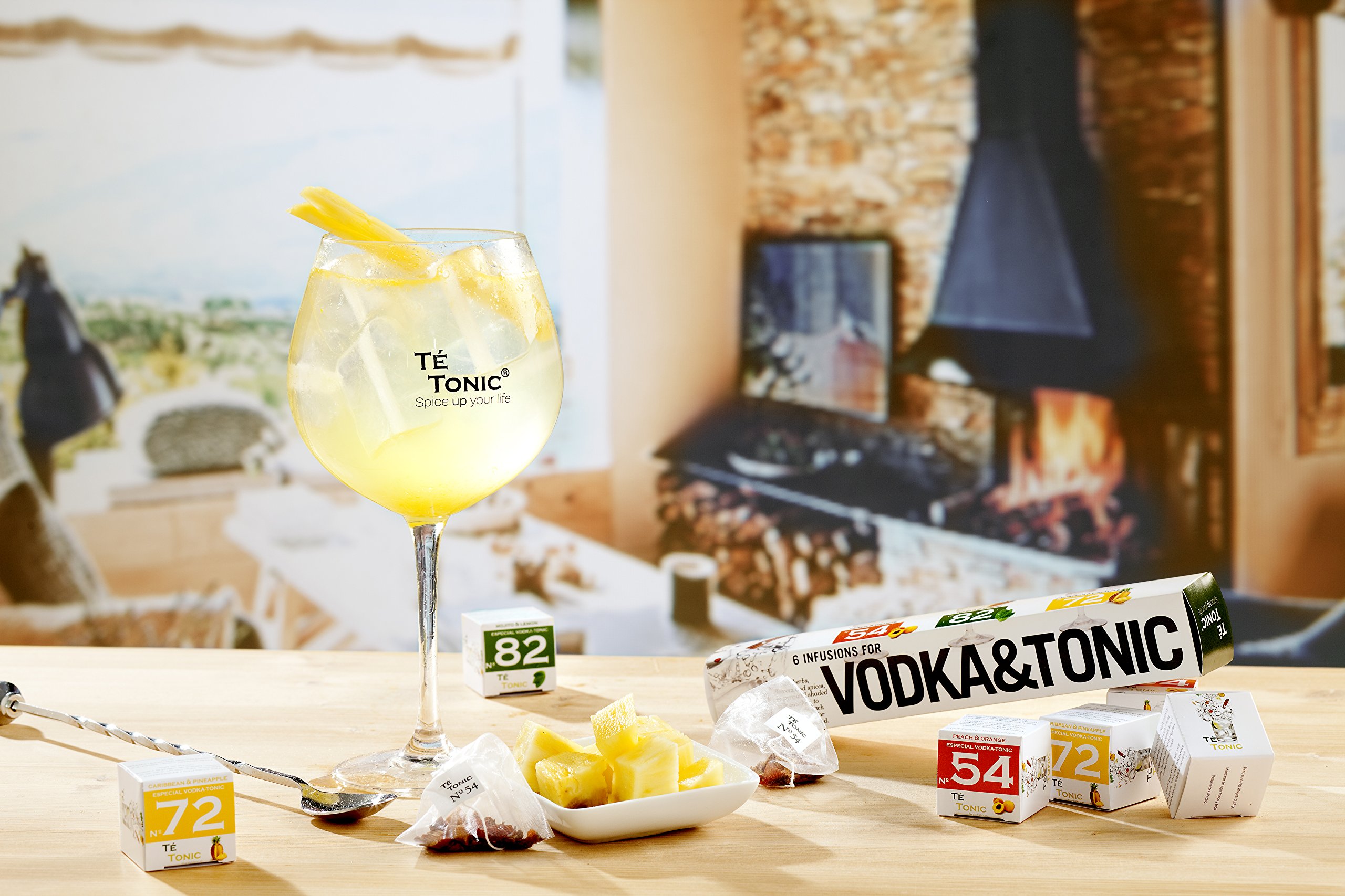 Amazon.com: Té Tonic Vodka Cocktail With 6 Tea Bag Infusions, 3
