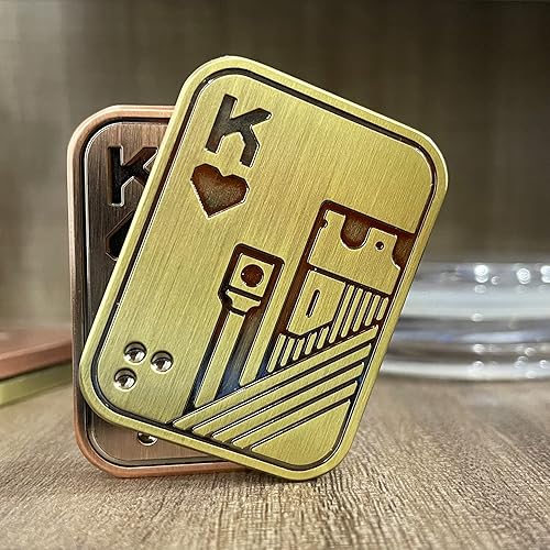 Miniatura 2 de Juguete magnético para la ansiedad juguetes para adultos tarjeta de metal de póquer para presionar juguete para aliviar el estrés juguetes