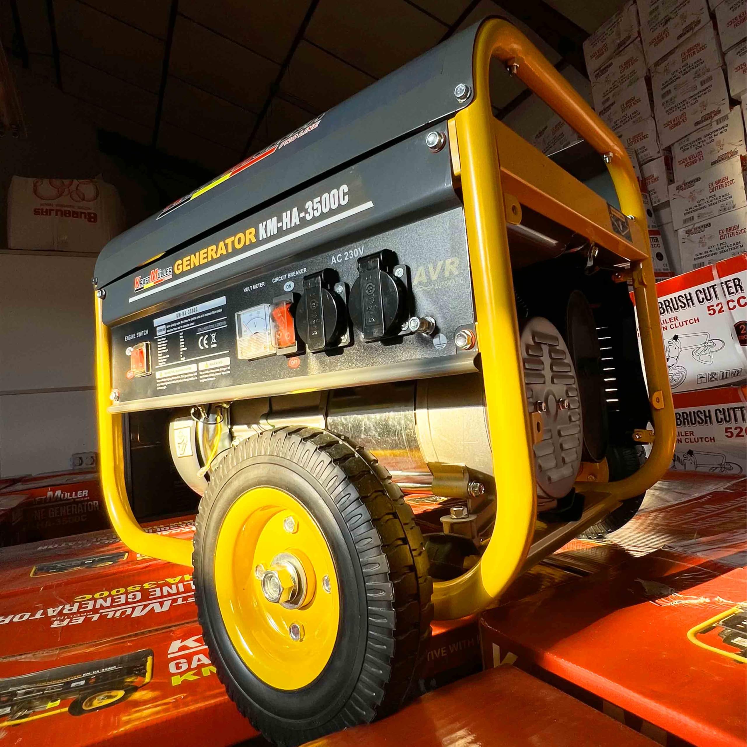 Generador de gasolina portátil KraftMüller KM-3500C