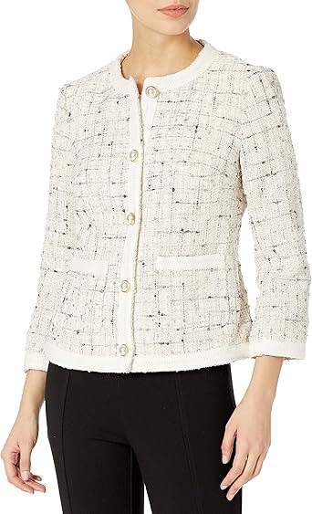 tweed pearl jacket