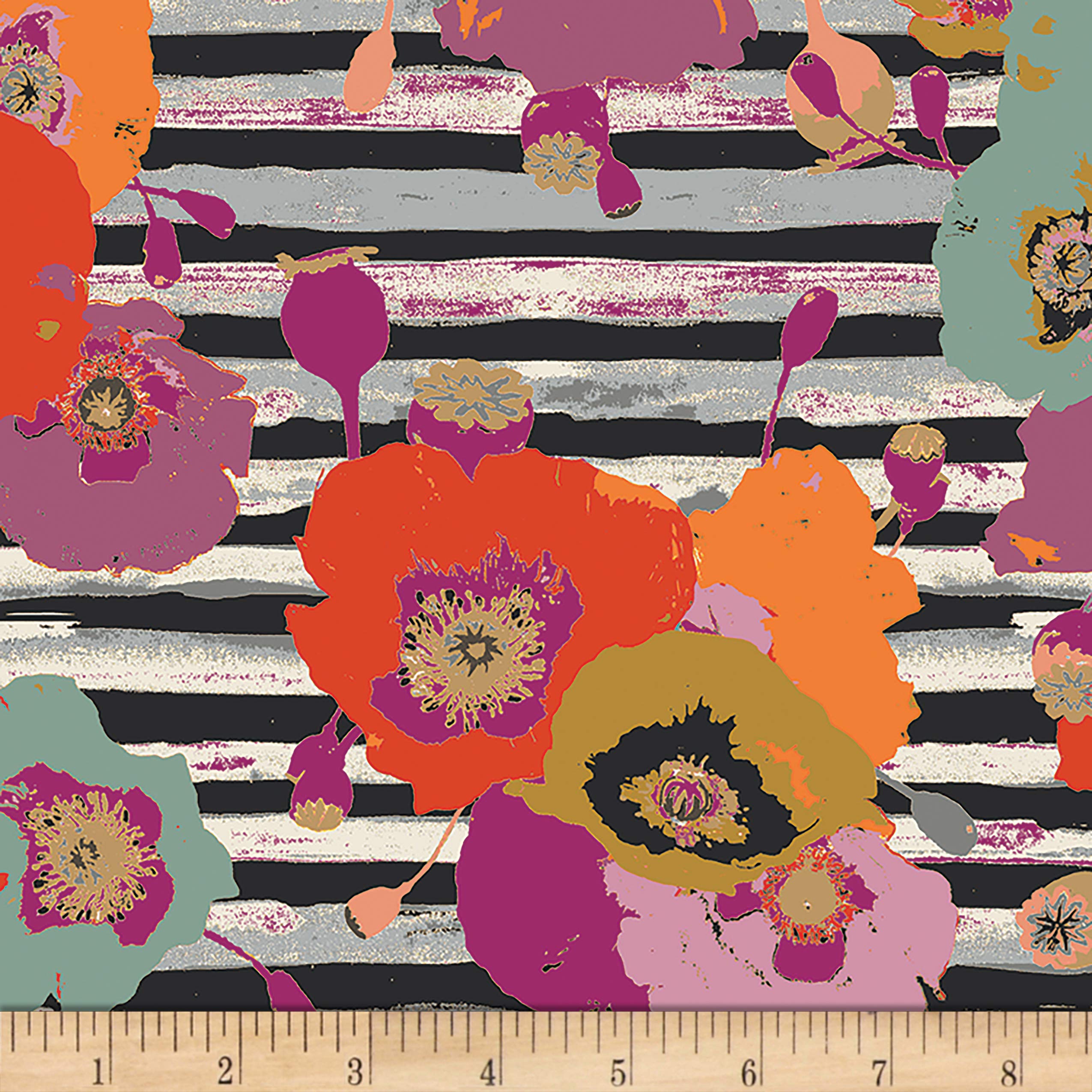 Art Gallery FabricsArt Gallery Fusion Paparounes Spices Fabric, Orange