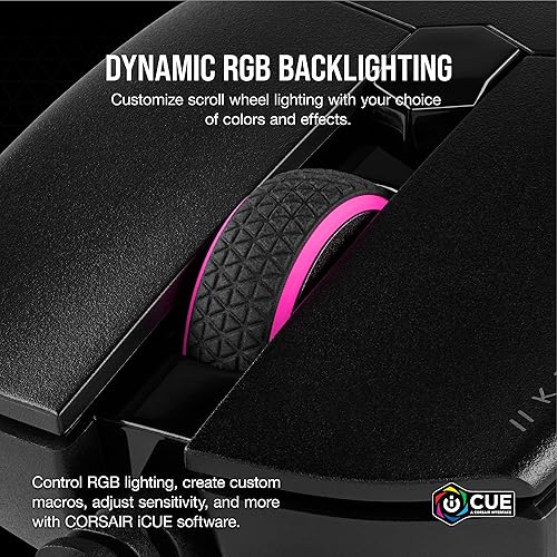 Miniatura 6 de Corsair KATAR PRO - Mouse ultraligero para juegos mouse FPSMOBA forma simétrica sensor óptico de 12400 DPI 6 botones programables enchufar y jugar