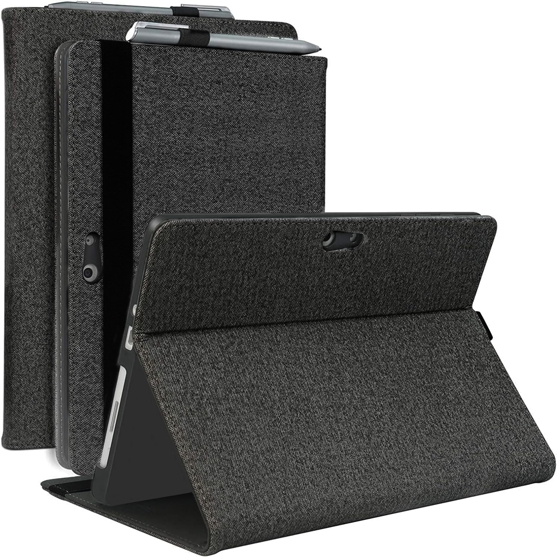 Happy Balls Surface Go 4 Case Stand Cover for Microsoft Surface Go 4/3/2/1 10.5", Folio Stand Protective Case Multiple Angle Viewing with Stylus