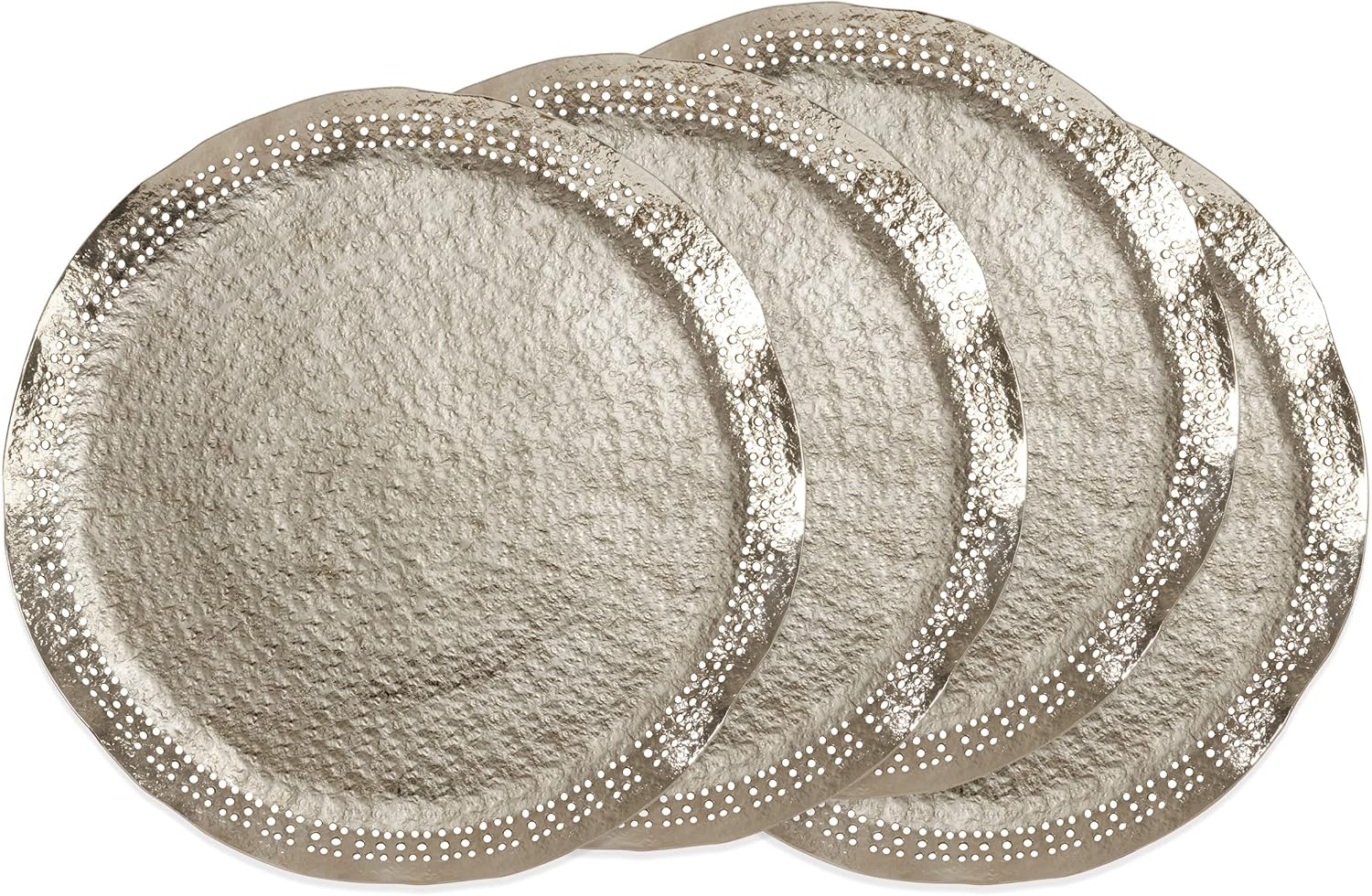 Occasion Gallery Silver Tone 100 Aluminum Hole Punched