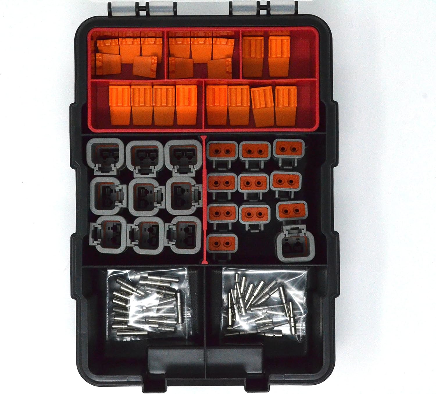 DEUTSCH 80 PCS DTP 2PIN Gray Connector KIT 1214AWG Solid