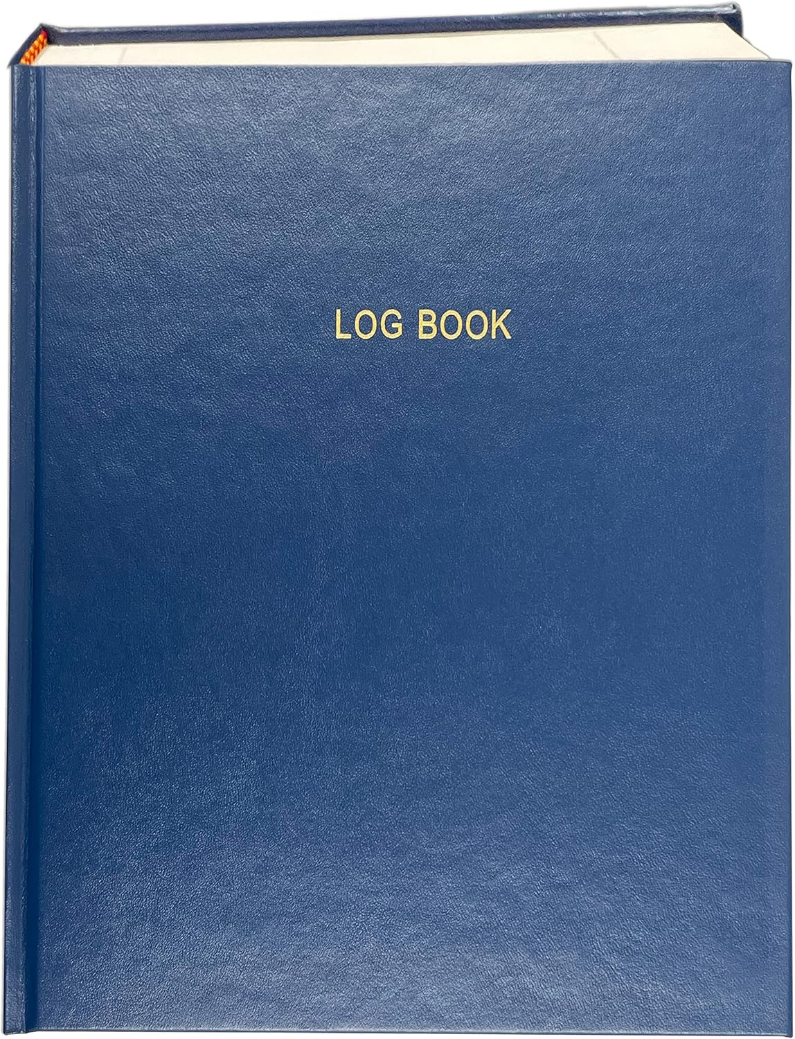 BookFactory Log Book/Multipurpose Log Book - 312 Pages, 8'' x 10'', Red Cover, Section Sewn Hardbound (Made in USA)