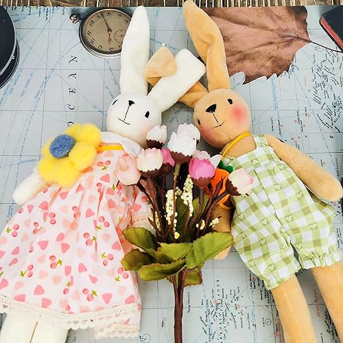 Miniatura 8 de Tarngod Kits de fabricación de muñecas para adultos y niños, kits de costura de muñeca de peluche, muñecas de animales lindas, regalos para niñas,