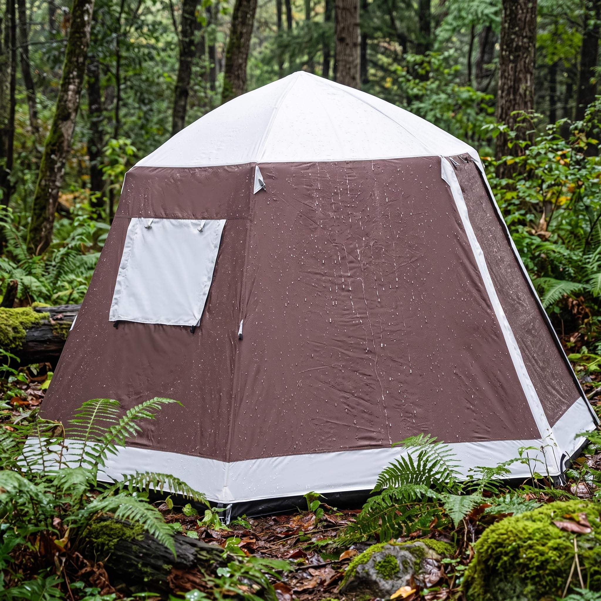Camping Zelt für 3 oder 4 Personen – Zelt mit Fiberglasstangen