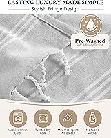 Vista 8 de LANE LINEN Toallas de Playa Extragrandes Paquete de 4 – Prelavadas, Extra Grandes, Secado Rápido, Sin Arena, Toallas de Piscina Absorbentes