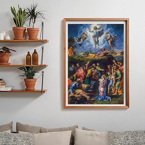 Miniatura 5 de Clementoni - Colección Museo-Rafael, Transfiguración-1500 Piezas Adultas, Arte, Pinturas Rompecabezas, Cuadros Famosos, Hecho en Italia, Multicolor,