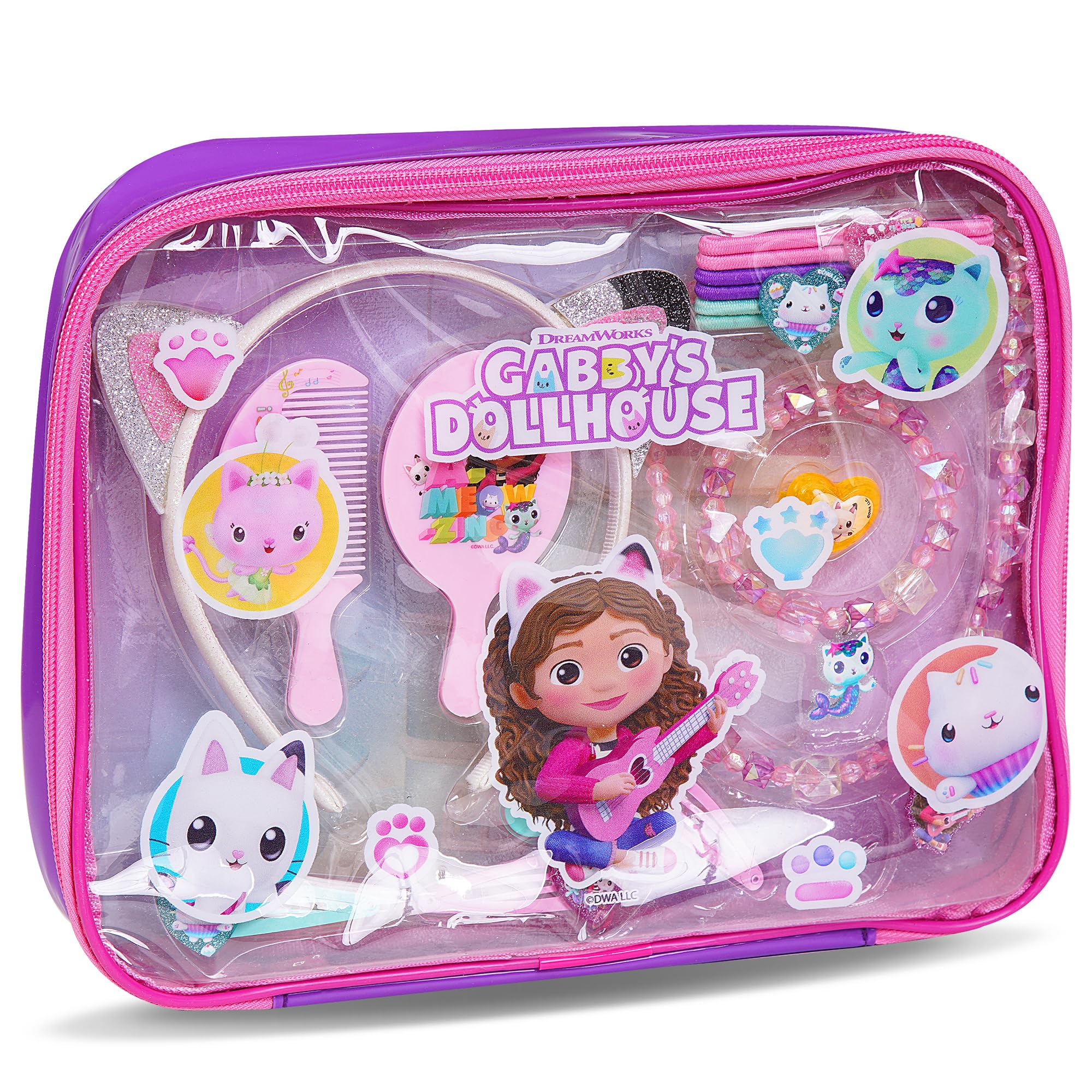 Gabby's Dollhouse - Cerchietto Gabby con Orecchie di Gabby - Accessori Gabby La Casa delle Bambole - Gabby Regalo per Piccole Fan