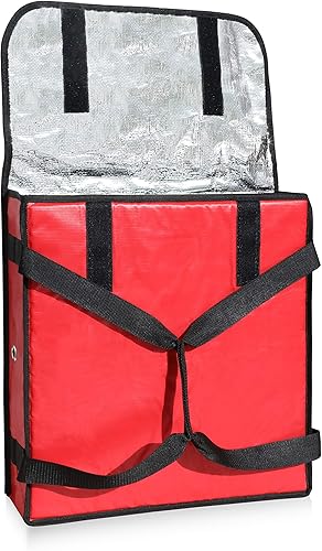 Miniatura 34 de New Star Foodservice 51155 Bolsa aislante para pizza de 22 x 22 x 13 pulgadas, color negro