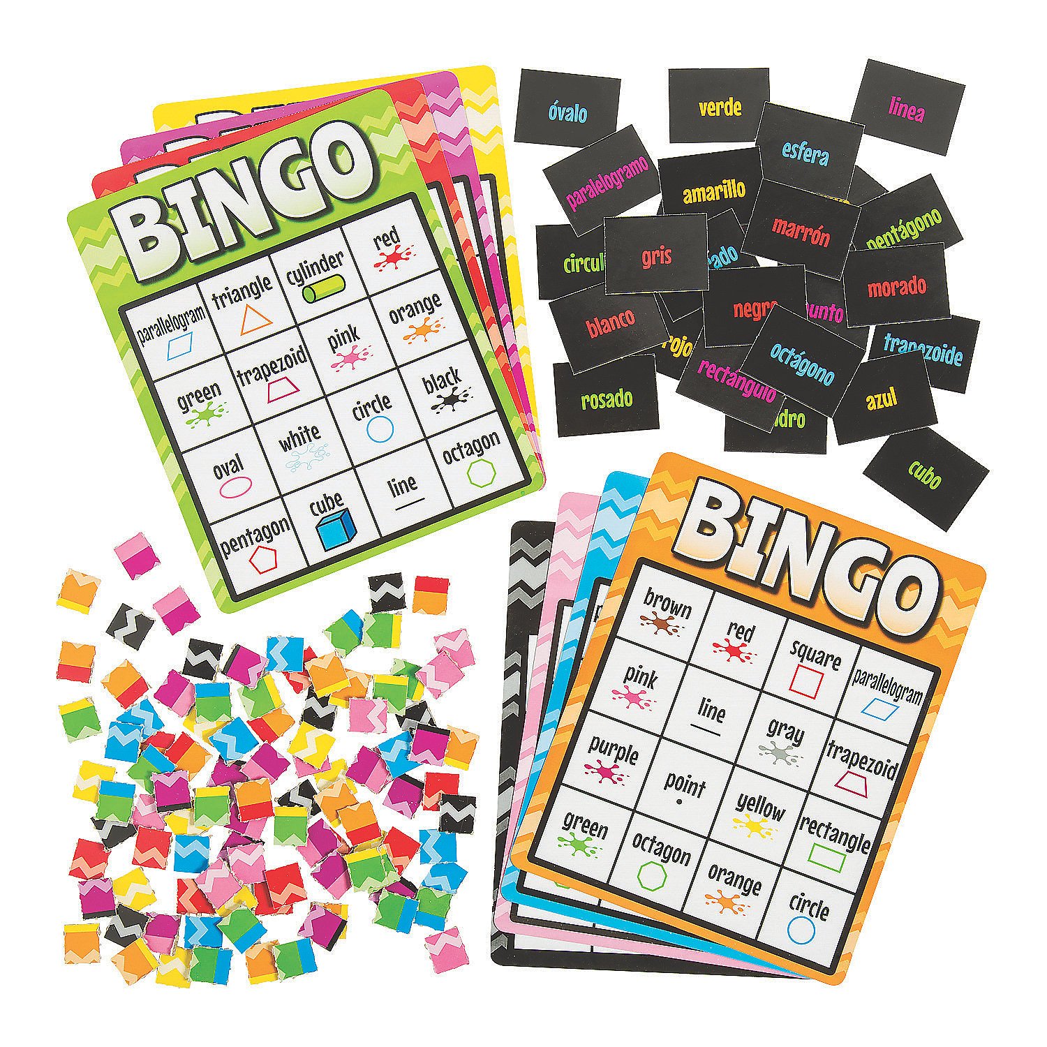 Amazon.com: Fun Express Spanish/English Premium Bingo - 1 Piece -  Educational and Learning Activities for Kids : Toys & Games