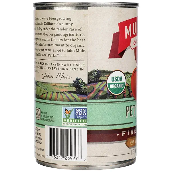 Muir Glen Organic Petite Diced Tomatoes, Fire Roasted With Adobo Seasoning, 14.5 oz. 6