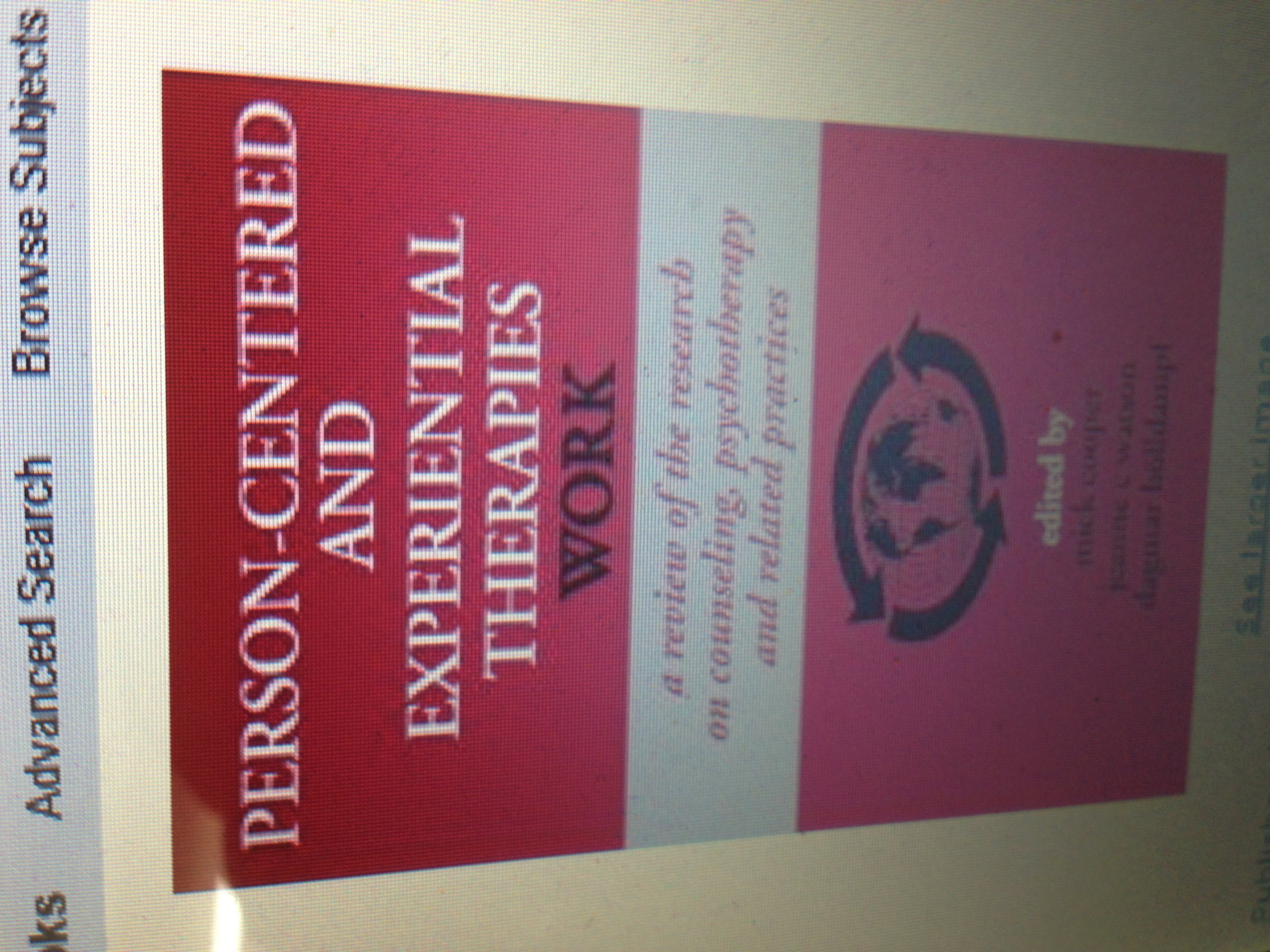Person-Centered and Experiential Therapies Work: A Review of the