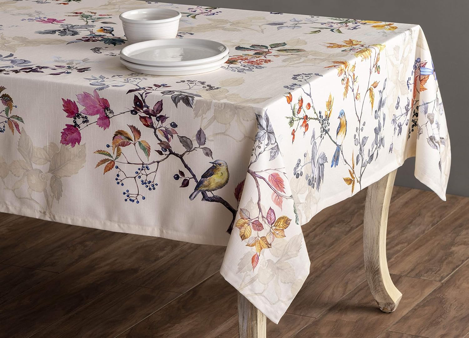 Hоt Dеаlѕ Maison d' Hermine Equinoxe 100% Cotton Tablecloth for Kitchen Dining | Tabletop | Decoration | Parties | Weddings | [Beige (Rectangle, 60 Inch by 120 Inch)]