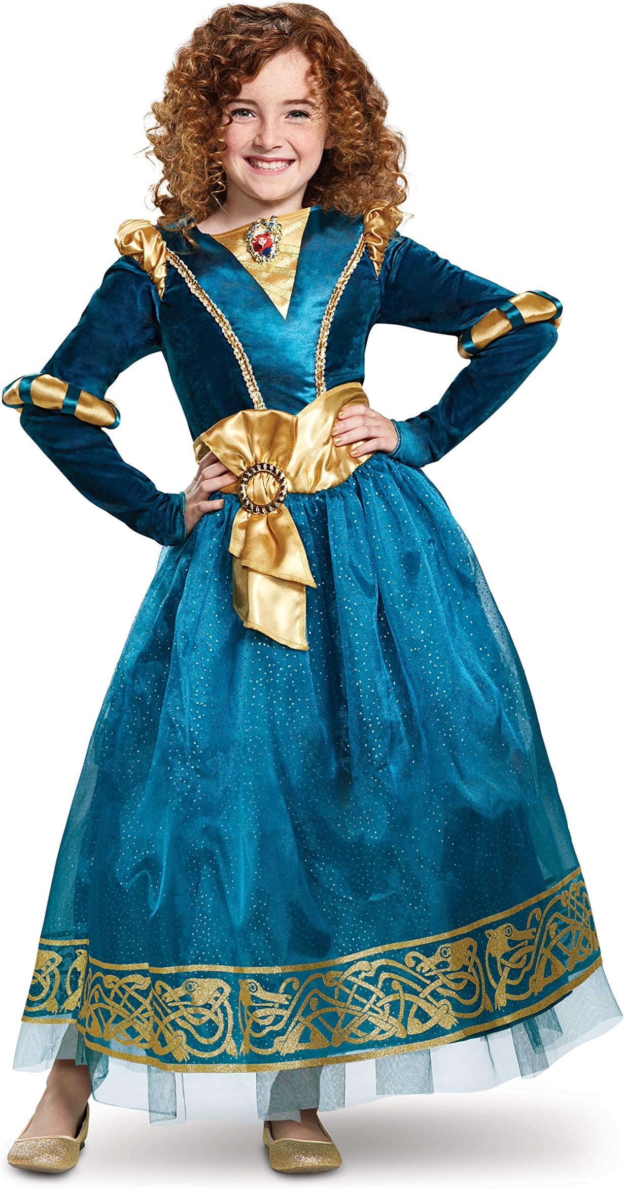 Disney Princess Merida Brave Deluxe Girls' Costume