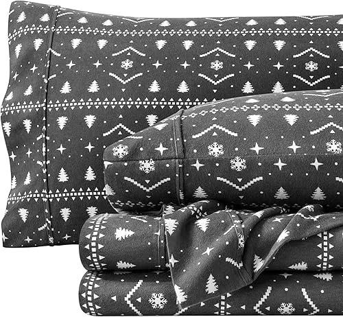 Miniatura 15 de Bare Home - Juego de sábanas de franela de doble cepillado para mayor suavidad y comodidad, 100 % algodón, aterciopelado, suave, pesado, bolsillo 08