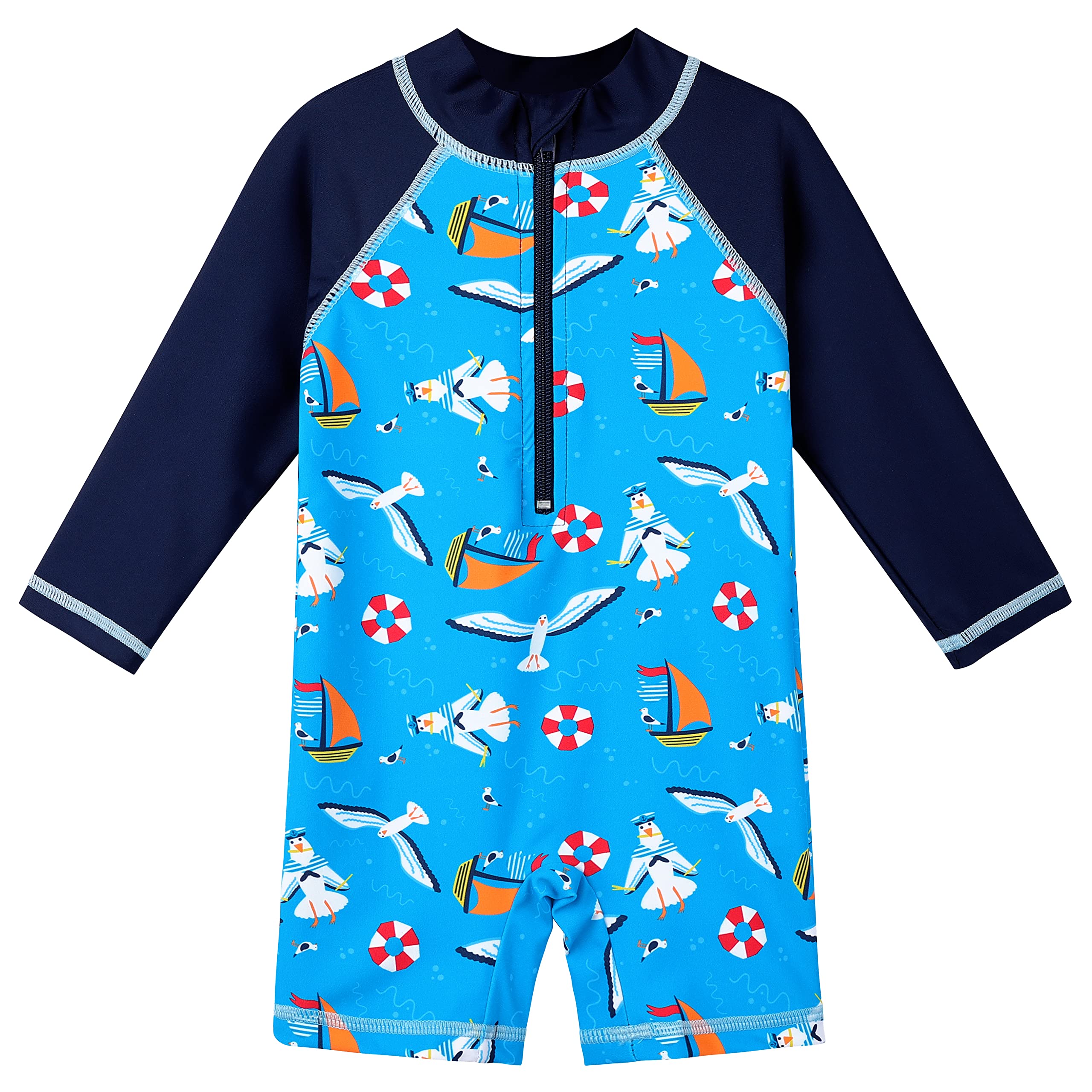 XFGIRLS Baby Boys Swimsuit Toddler Sunsuit UPF 50+ Sun Protection One Piece Beach
