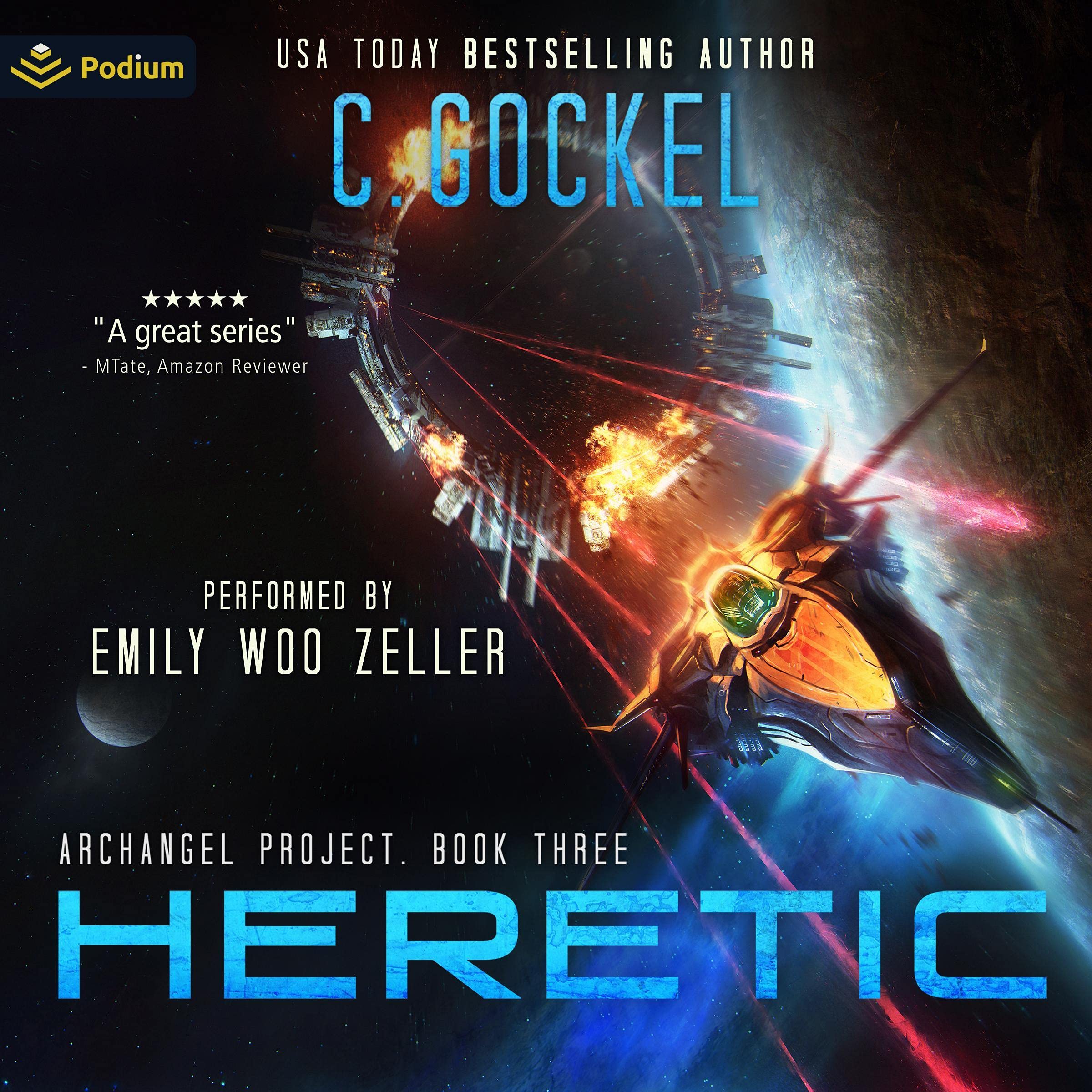 Cover art for Heretic: Archangel Project, Book 3