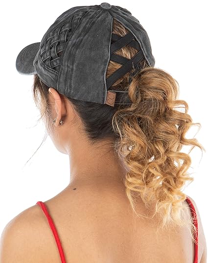 Distressed womens baseball hat Clearance