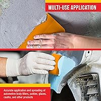 Vista 4 de Custom Shop Herramientas Esparcidoras de Relleno de Carrocería de Plástico de 4, 5 y 6 Pulgadas (Paquete de 24) para Rellenos de Carrocería